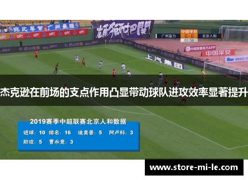 杰克逊在前场的支点作用凸显带动球队进攻效率显著提升
