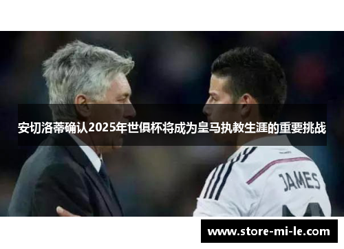安切洛蒂确认2025年世俱杯将成为皇马执教生涯的重要挑战 安切洛蒂确认2025年世俱杯将成为皇马执教生涯的重要挑战